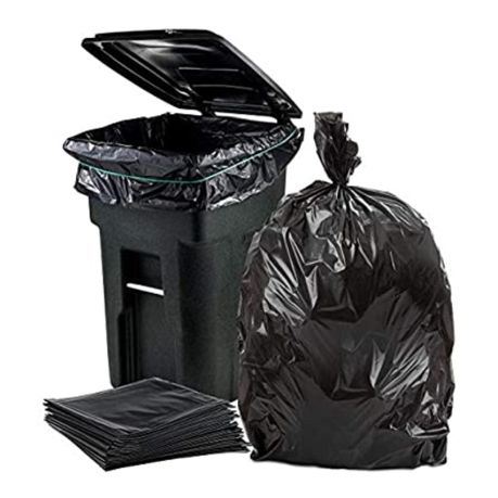 extra large black garbage bags