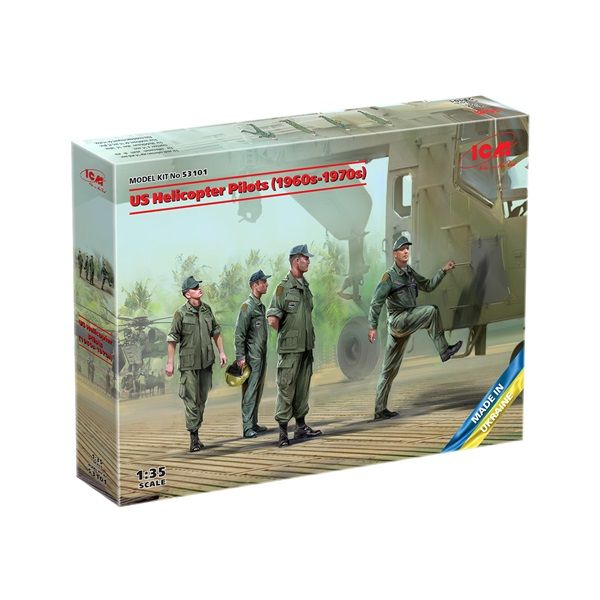 ICM 53101 1/35 US Helicopter Pilots 1960S-1970S
