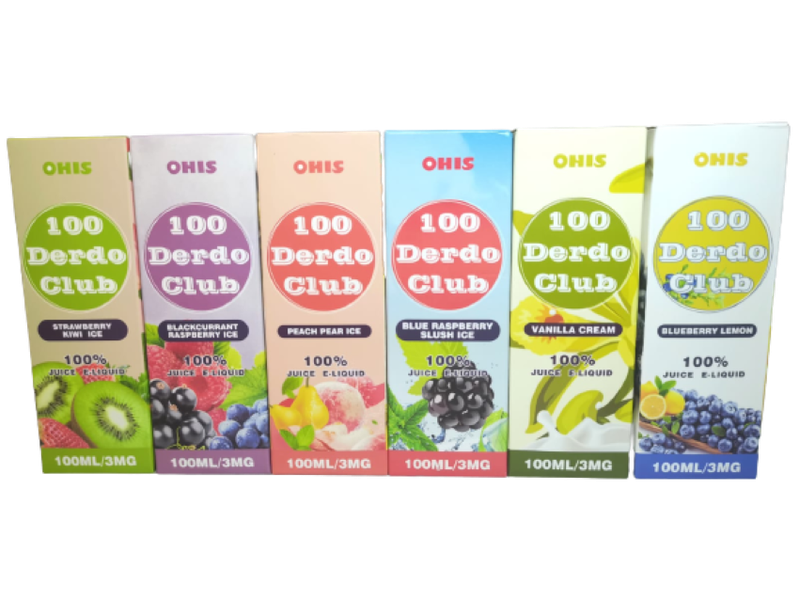OHIS 6 Pack Juice E-Liquid 100 3mg