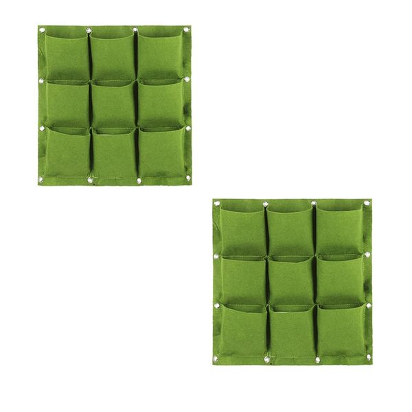 Gardening Vertical Garden 2 sets of 9 Pockets