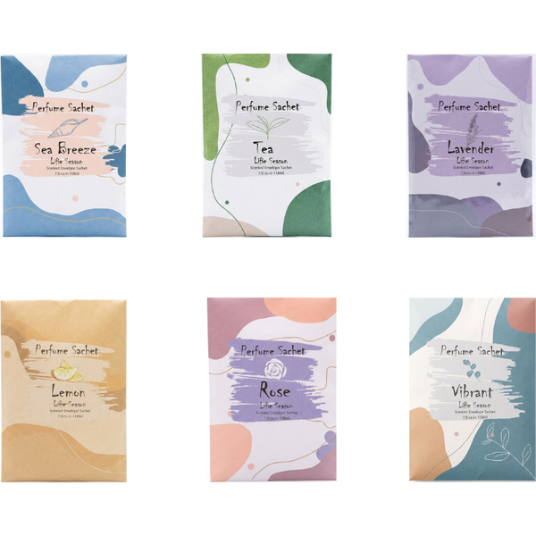 Ultimate Variety Pack Scented Sachets - 6 Piece Assorted Fragrance Pack