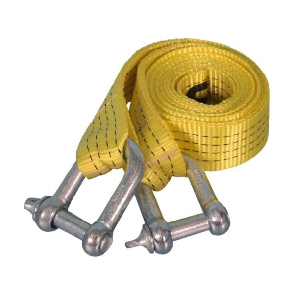 Securetech - Tow Strap Heavy &amp; D Shackles 4Tonx50mm