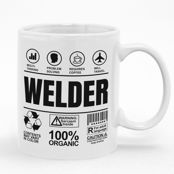 Funny Welder Mug - Gift Idea for Birthday or Christmas
