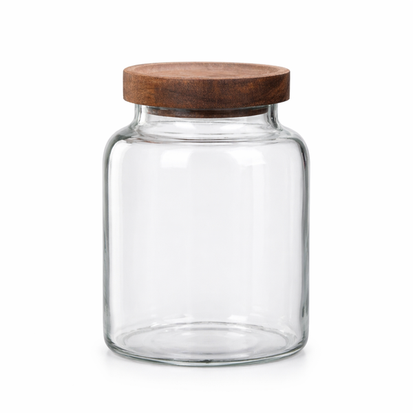 Glass Sealed Jar 750ml - Transparent