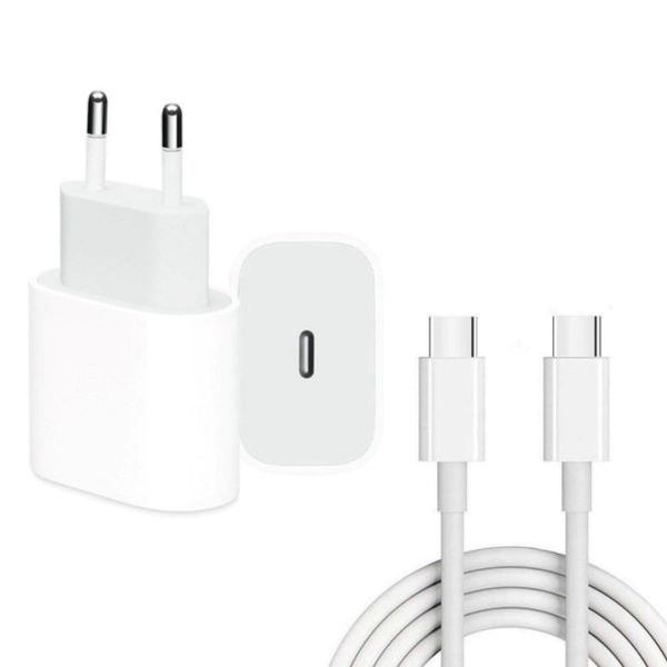 Fast Charging 25w Type-C Cable and Adapter Compatible for Smart Phone