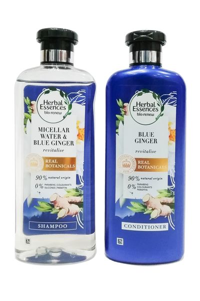 Herbal Essences -Micellar Water and Blue Ginger Shampoo and Conditioner 2 Piece