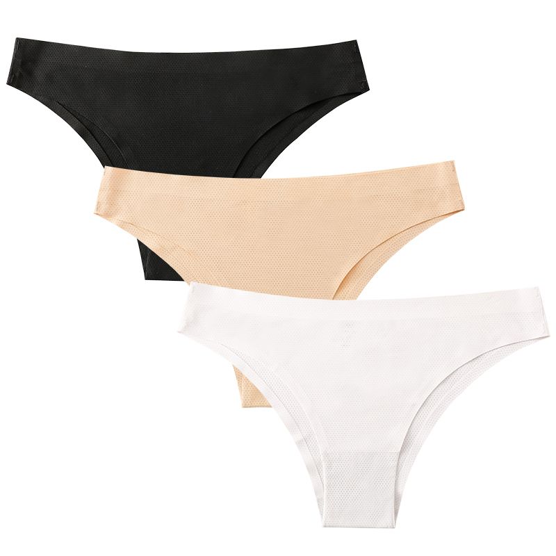 Ladies Seamless Underwear French Cut Panties Ultra Light Cotton Liner 3