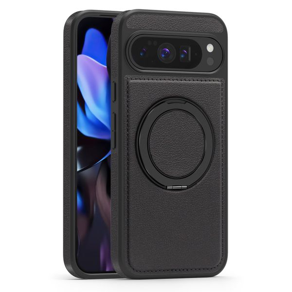 PU Leather Kickstand Phone Case Compatible With Google Pixel 10 Pro XL