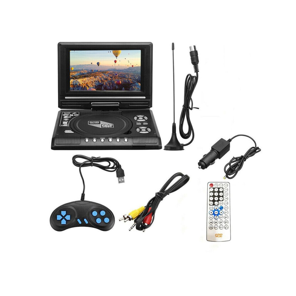 Portable HD DVD Player With LCD Screen With TV Tuner/Card Reader