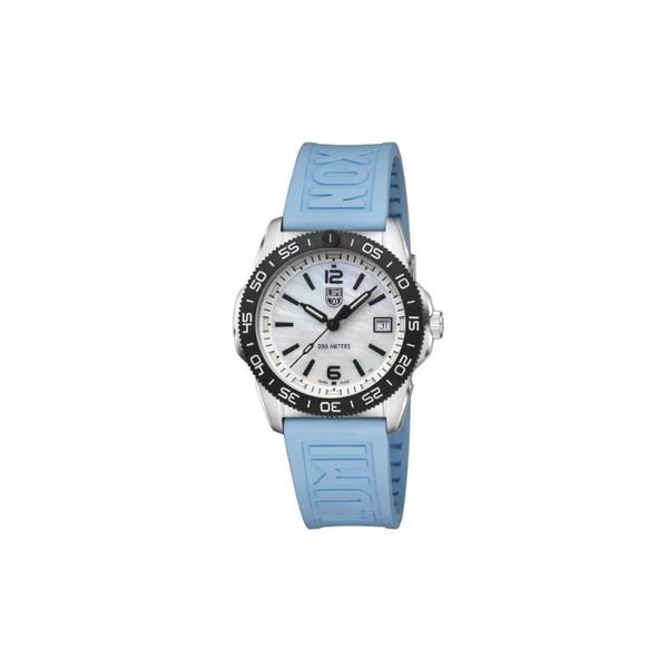 Luminox-Pacific Diver Ripple Blue Rubber Mens Watch-XS.3124M