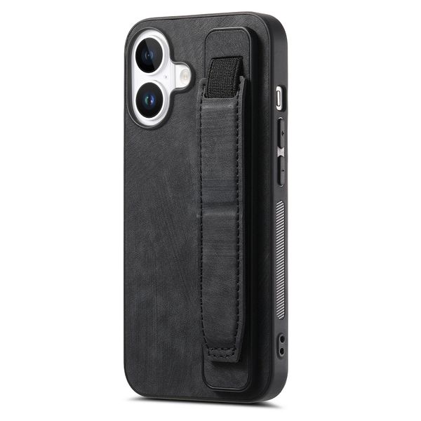Simple Leather Texture Wristband Phone Case Compatible with Galaxy S22 Plus