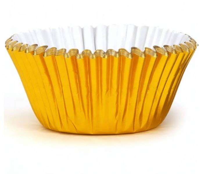 Gold Foil Cupcake Liners,200 Pieces Premium Greaseproof Baking Cups