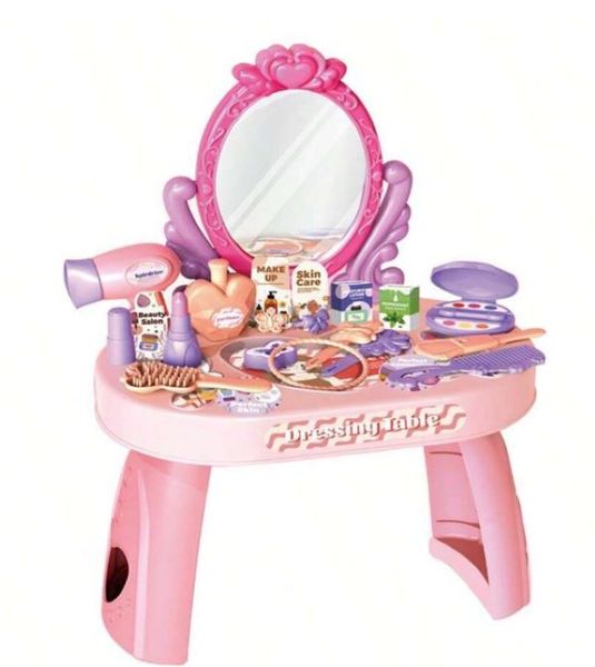 Royal Empire Pretend Play Dressing Table Make Up Set with Mirror