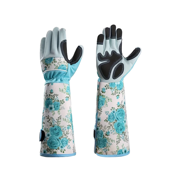Long Gardening Gloves Rose Anti-Puncture Gloves With Adjustable Cuff