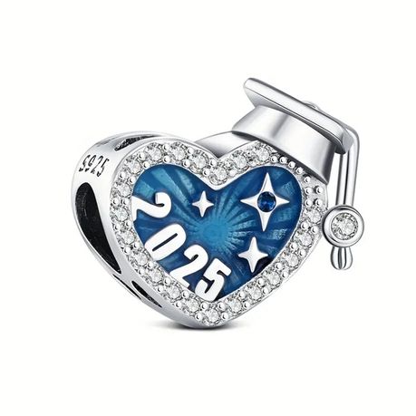 Graduation 2025 Charm Pendant 925 Sterling Silver Bracelet Memories Gift Image