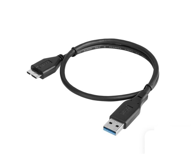 USB 3.0 Cable Type A Male To USB 3.0 Micro B Male HDD Cable - 0.5 meter