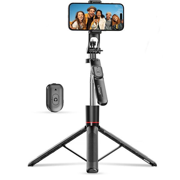 LOKIWT 1.7m Selfie Stick Tripod for iPhone with Remote Control,Phone Holder