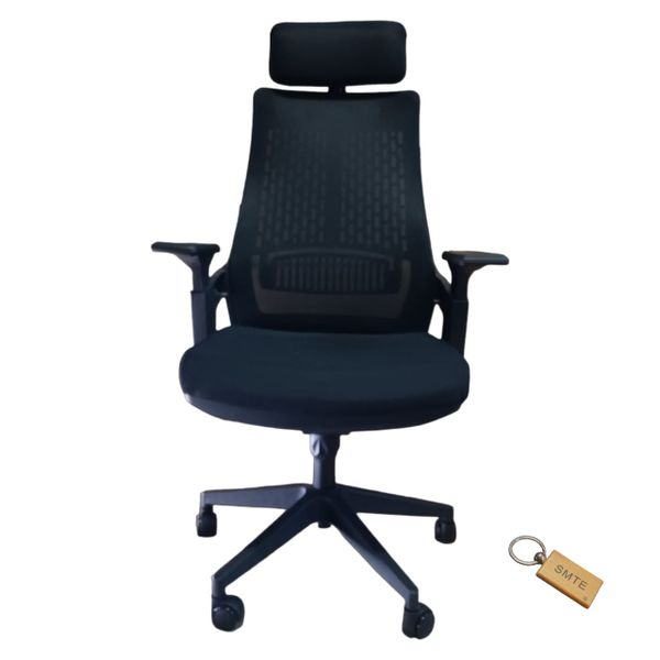 Office Chair: Ergonomic Seating Solutions A2020 -Black+Smte Keyring