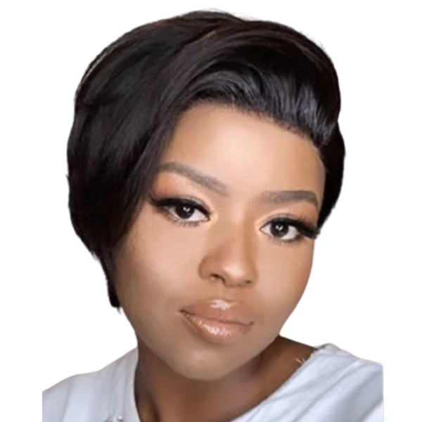 13x1 Part Pixie Cut Brazilian Hair Wig