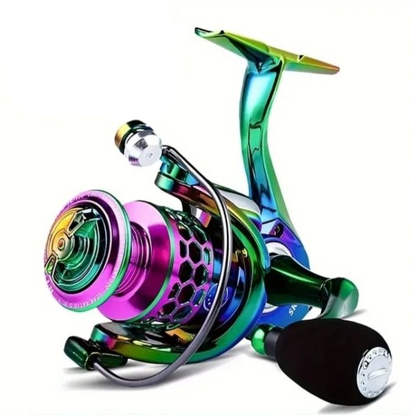 Akakuma SK6000 Spinning Fishing Reel - Colorful Series 14+1 Ball Bearings