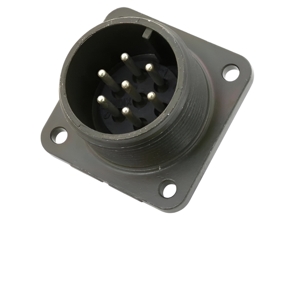 XY3102A-16S-1P: MIL-DTL-5015 Square Flange Male Circular Connector