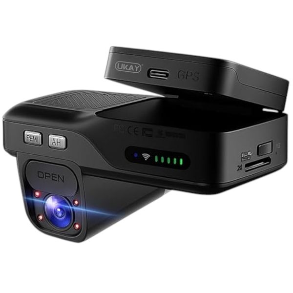 UKAY 4G LTE Connected Dash Cam with Cloud Upload, GPS Tracking