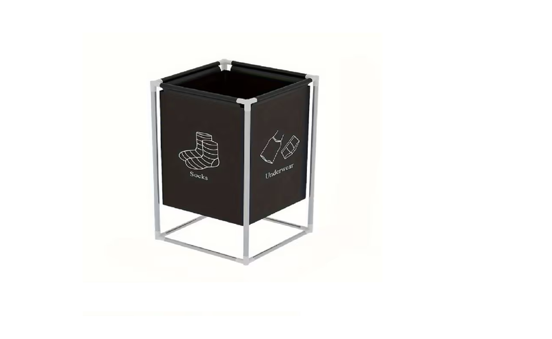 Freestanding Plastic Hamper with Handles Space Laundry Basket