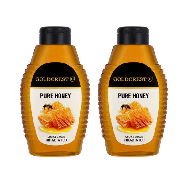 Goldcrest Honey Eezi Squeeze (2 x 500g) -Natural Sweetener,Easy-Grip Bottle