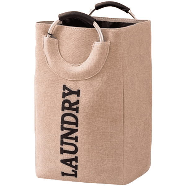 Creative Deco Moroccan Laundry Basket with Aluminium Handles