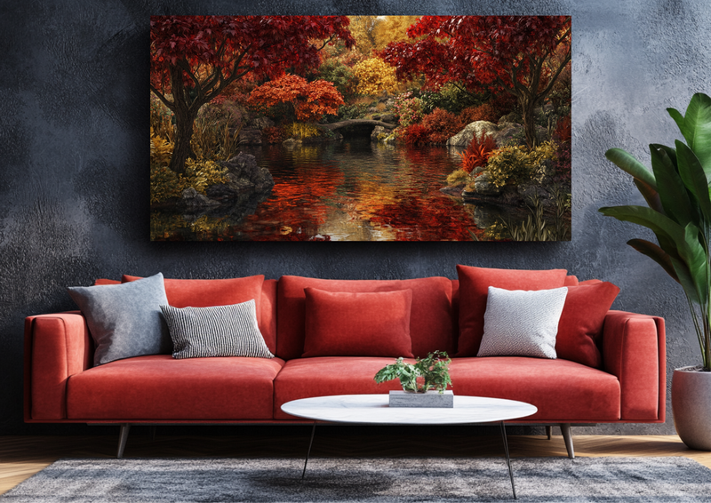 Canvas Wall Art - Reflection of Autumn - BX0331