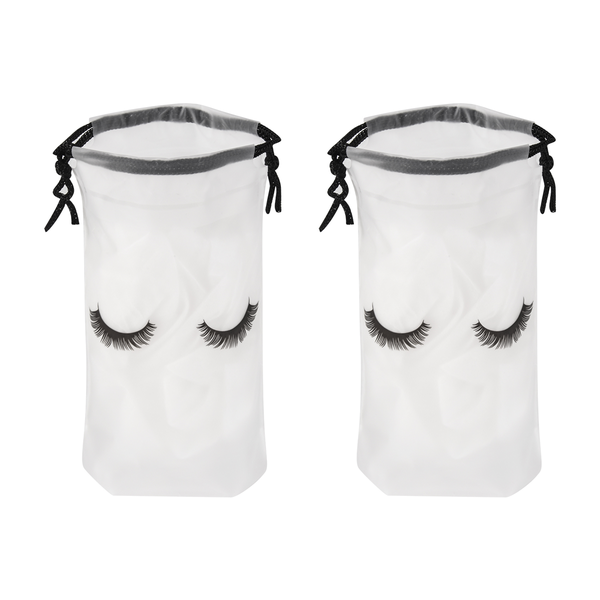 100Pcs Lash Bags for Clients Lash Aftercare Bags Clear