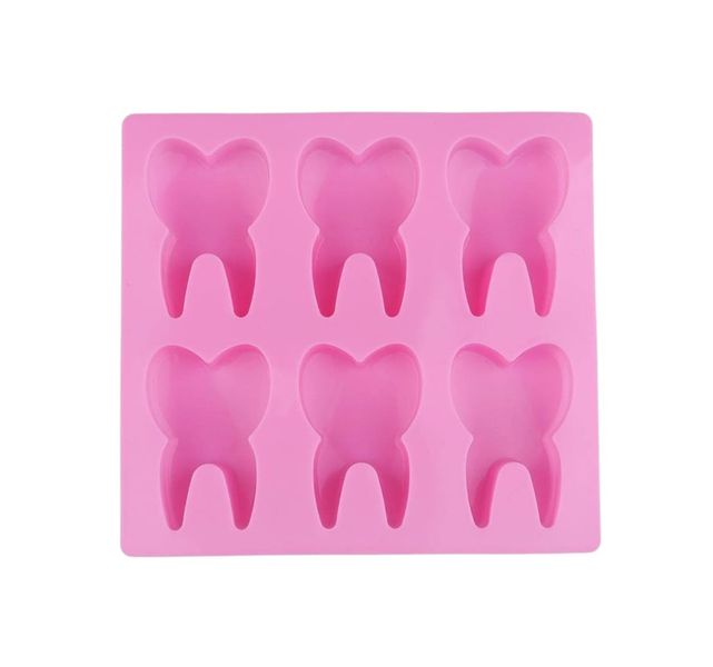 Dental Delight Tooth-Shaped Silicone Mould - Pink
