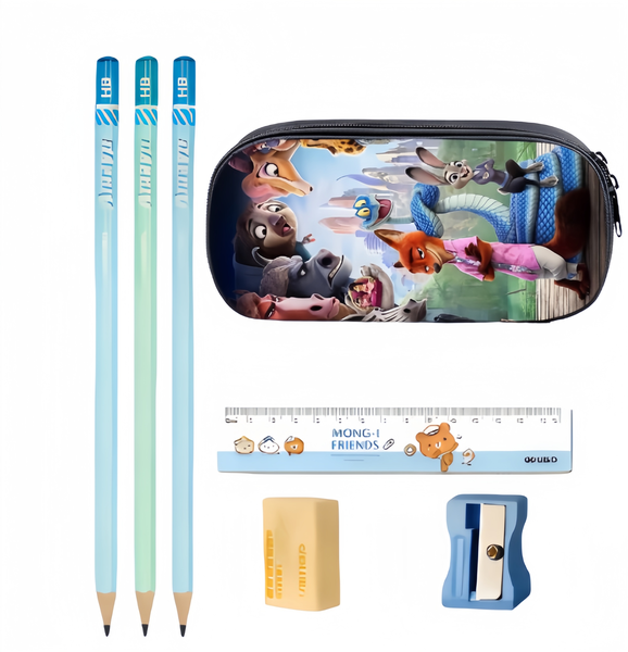 Zootopia All-Stars Pencil Case - Fun Kids School Stationery Pouch