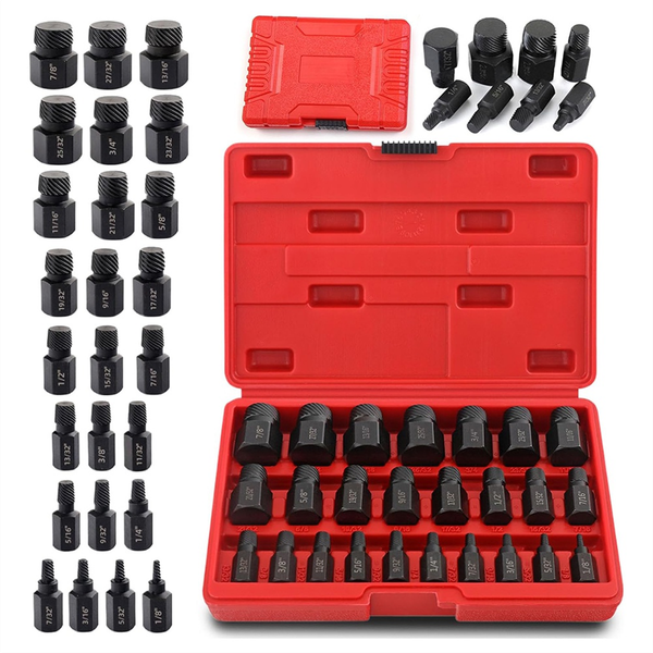 25 Pcs Broken Head Bolt Screw Cap Extractor Damaged Compatible with None