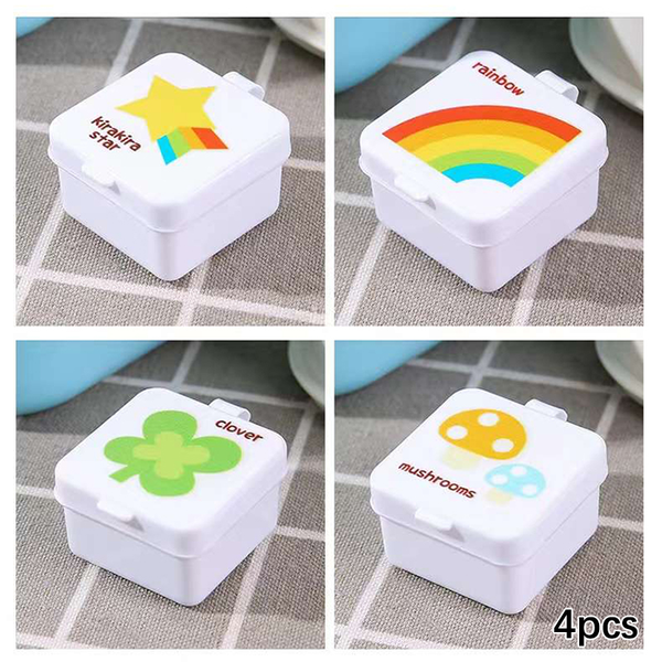 Portable plastic Salad and Sauce container