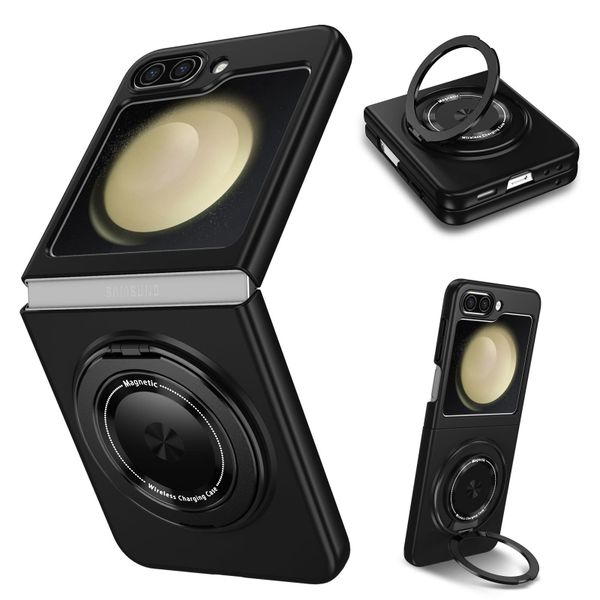 Phone Case Compatible With Galaxy Z Flip5 Wireless Charger Magnetic Case