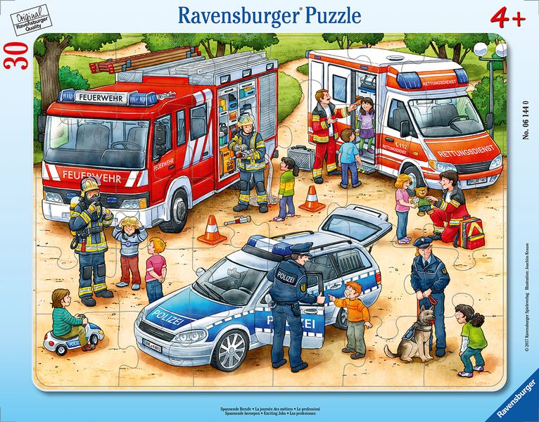 Ravensburger Frame Puzzle 30 Piece - Exciting Jobs