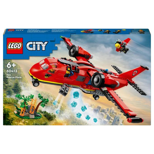 LEGO® City Fire Rescue Plane 60413 Building Toy Set - 478 Pieces