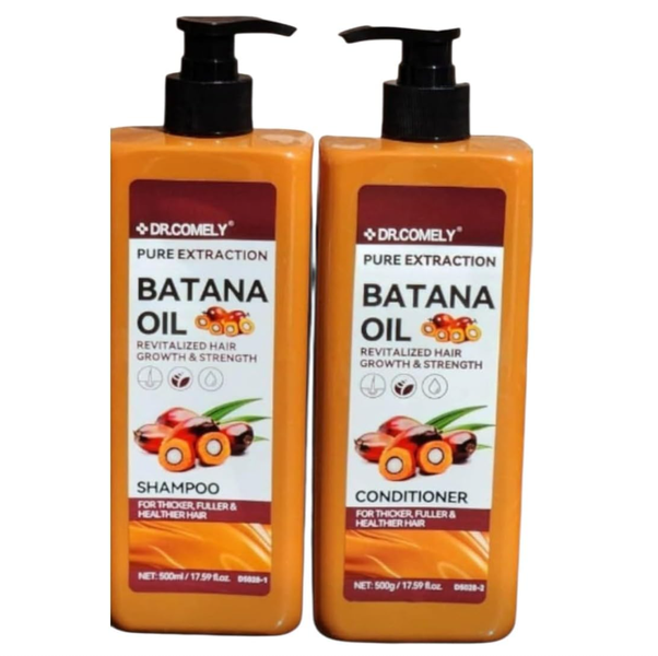 Dr. Comely Batana Oil Shampoo &amp; Conditioner Set - Revitalized Hair Growth