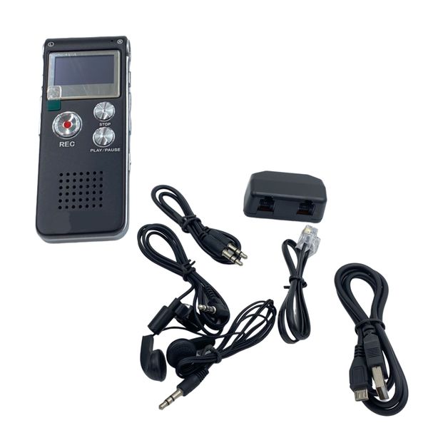 One Touch High Quality 8x3.5cm Digital Voice Recorder 16GB Internal Memory