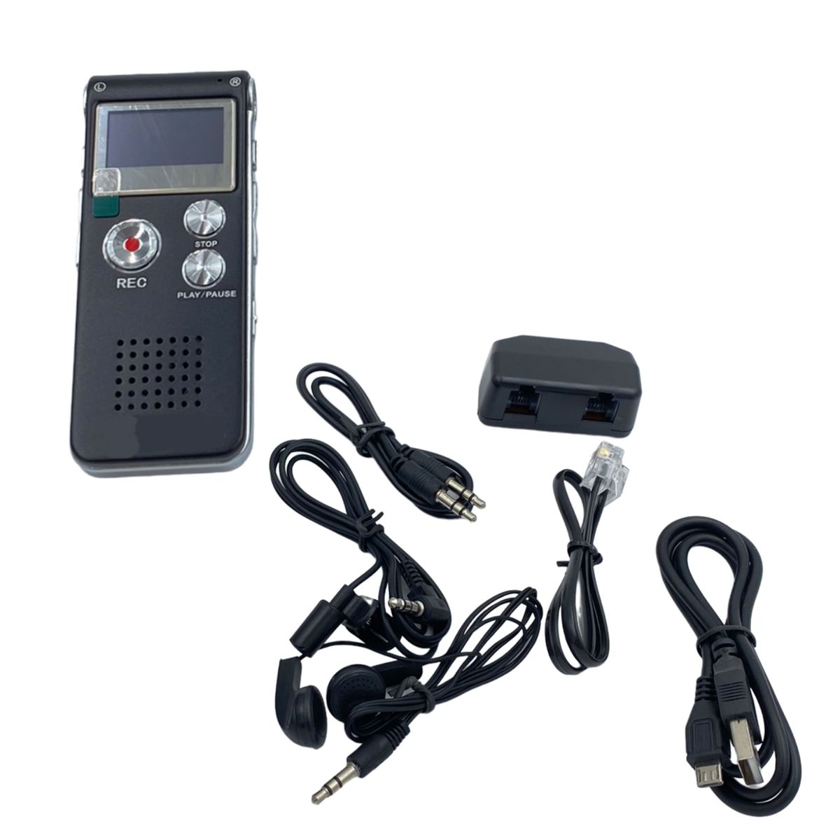 One Touch High Quality 8x3.5cm Digital Voice Recorder 16GB Internal