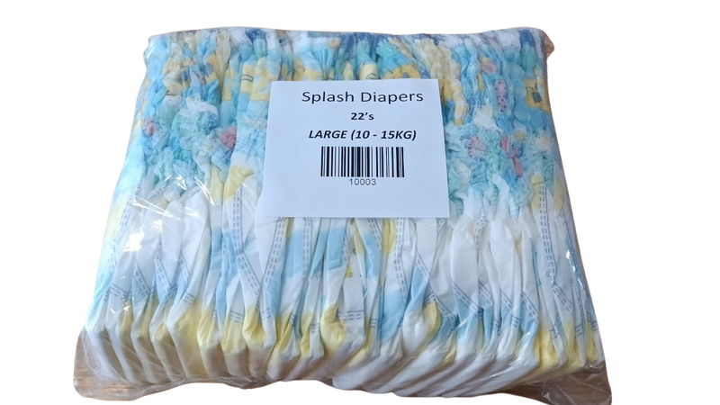 Splash Swimming Nappies Size 4 (Large 10 - 15kg) x 22