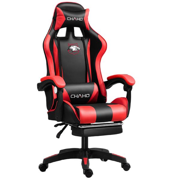 CHAHO Adjustable Ergonomic Gaming Chair Recliner with Footrest