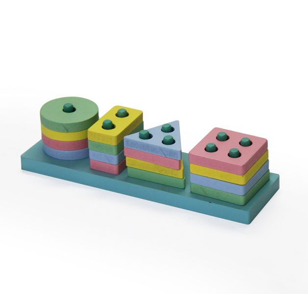 Wooden Stacking Shapes - Rectangle