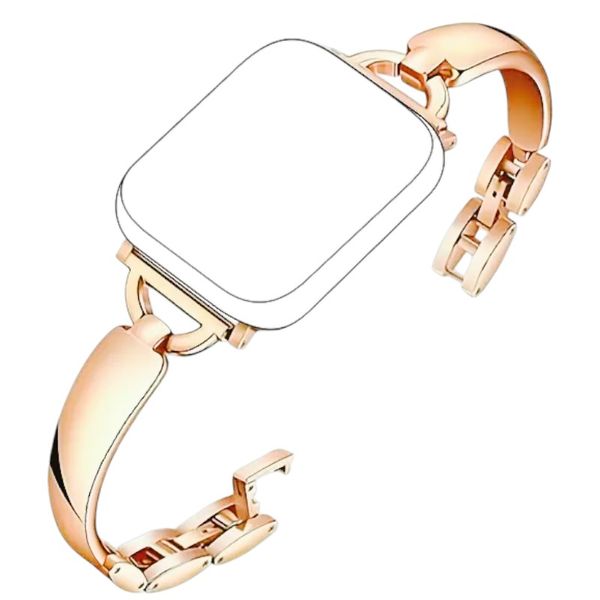 Minimalist Bangle Cuff Watch Strap For Apple Watch - Rose Gold