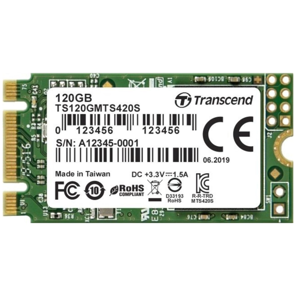 TRANSCEND nvme m.2 ssd - TS120GMTS420S 120GB SATA III 6Gb/s M.2 2242