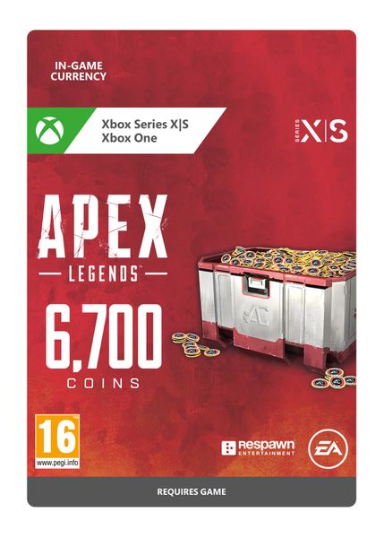 Xbox - Apex Legends - 6,000 (+700 Bonus) Apex Coins