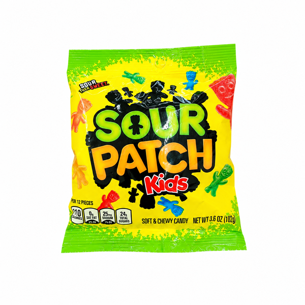Sour Patch Kids Soft &amp; Chewy Sour Candy Bag 102g