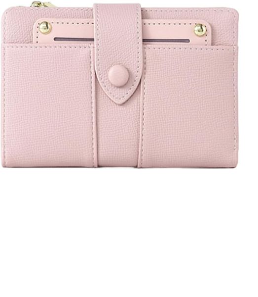 Women's Bifold Wallet with RFID Blocking and Zipper Coin Purse