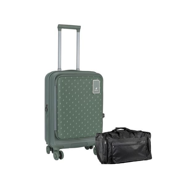 Polo Orion Expandable Carry On Trolley Case + Free Fold Up Duffle